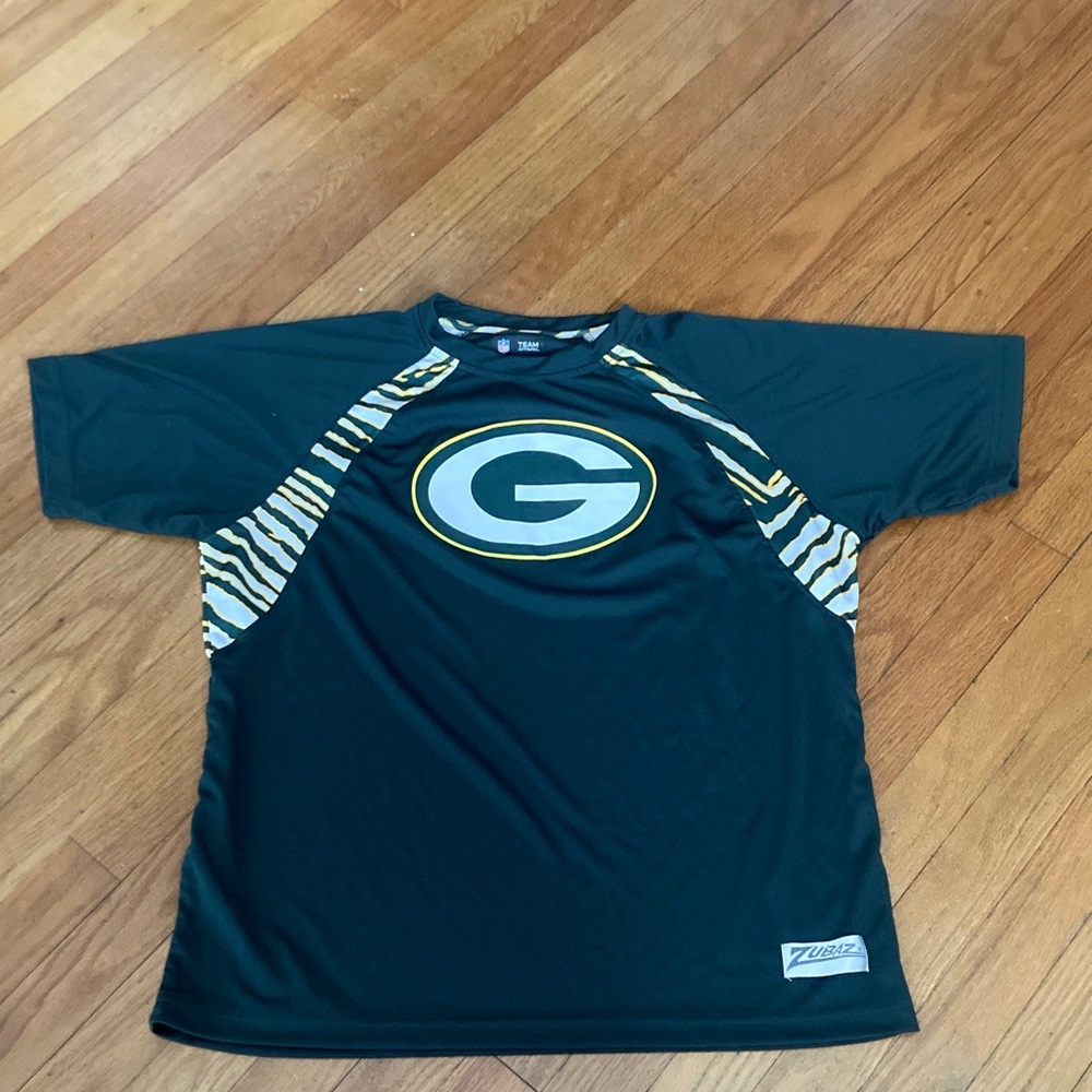 Green Bay Packers polyester zubaz Short Sleeve Tee